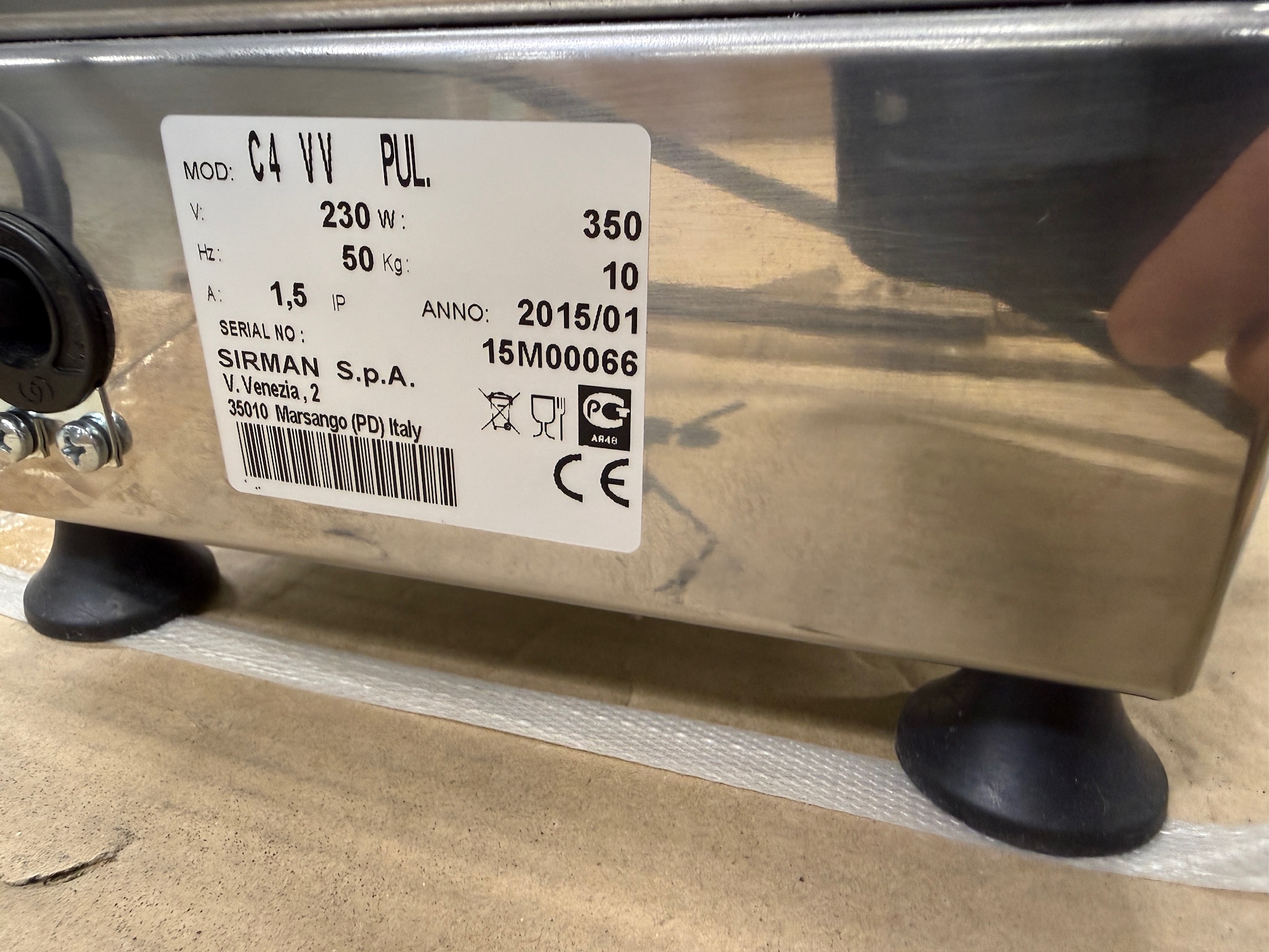 SELT / SOLD Sirman matvinnsluvél 6