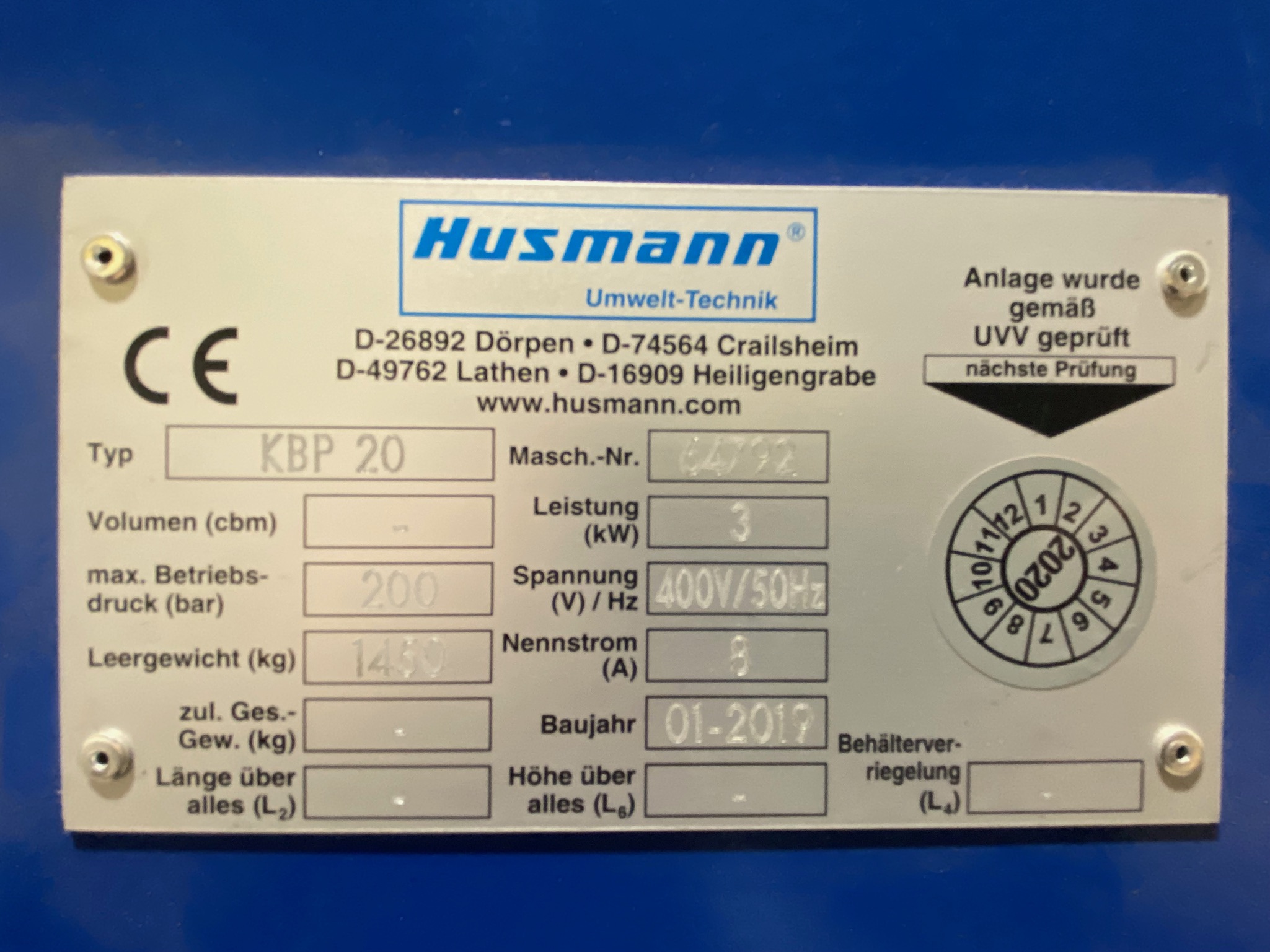 SELT / SOLD - Pappapressa - baggapressa - sorppressa - frá Husmann 14