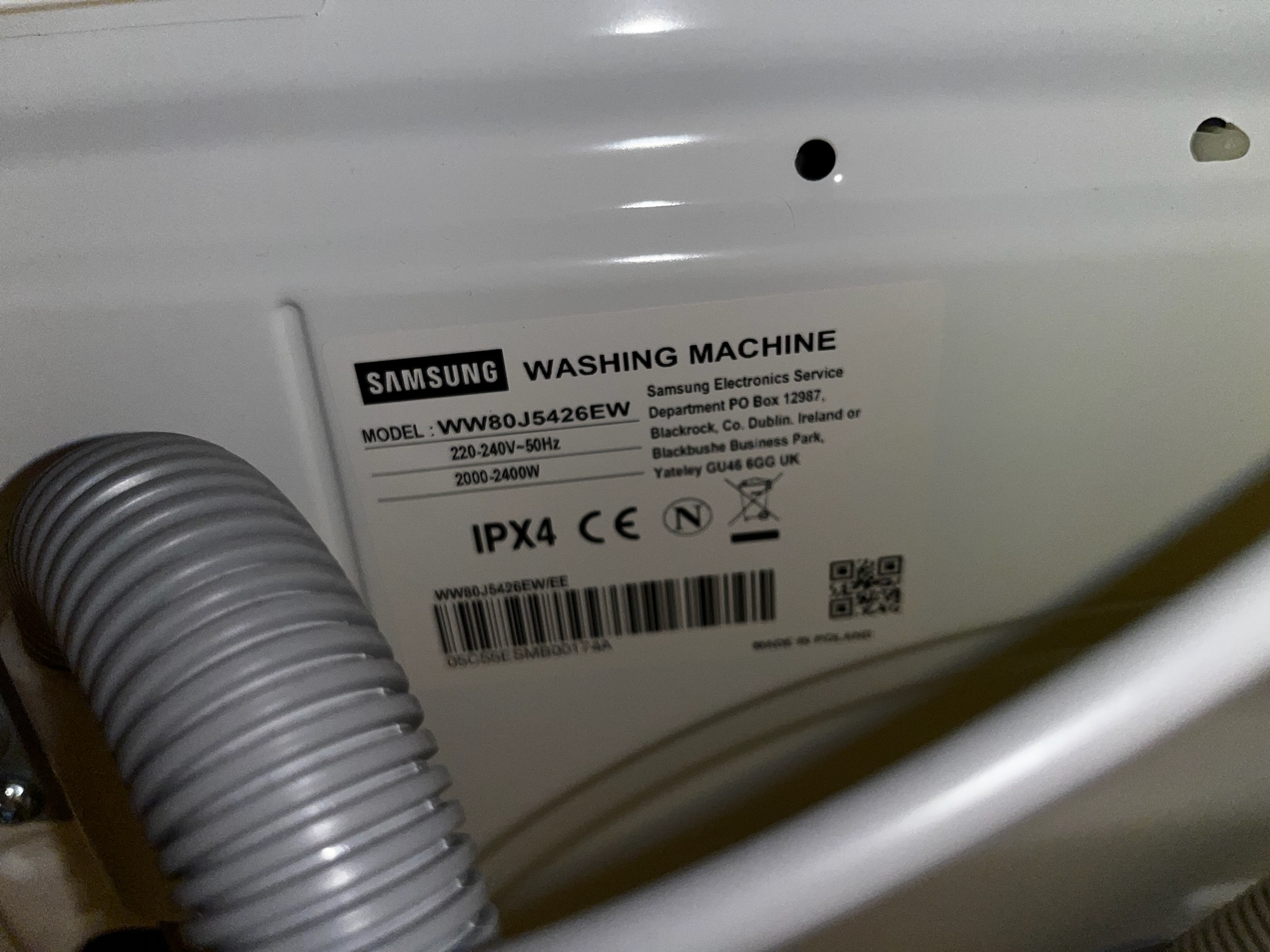 SELT / SOLD Samsung þvottavél 6
