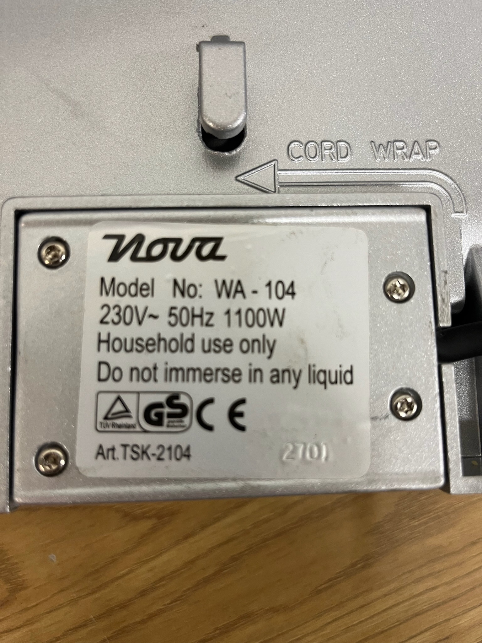 SELT / SOLD Nova vöfflujárn 3