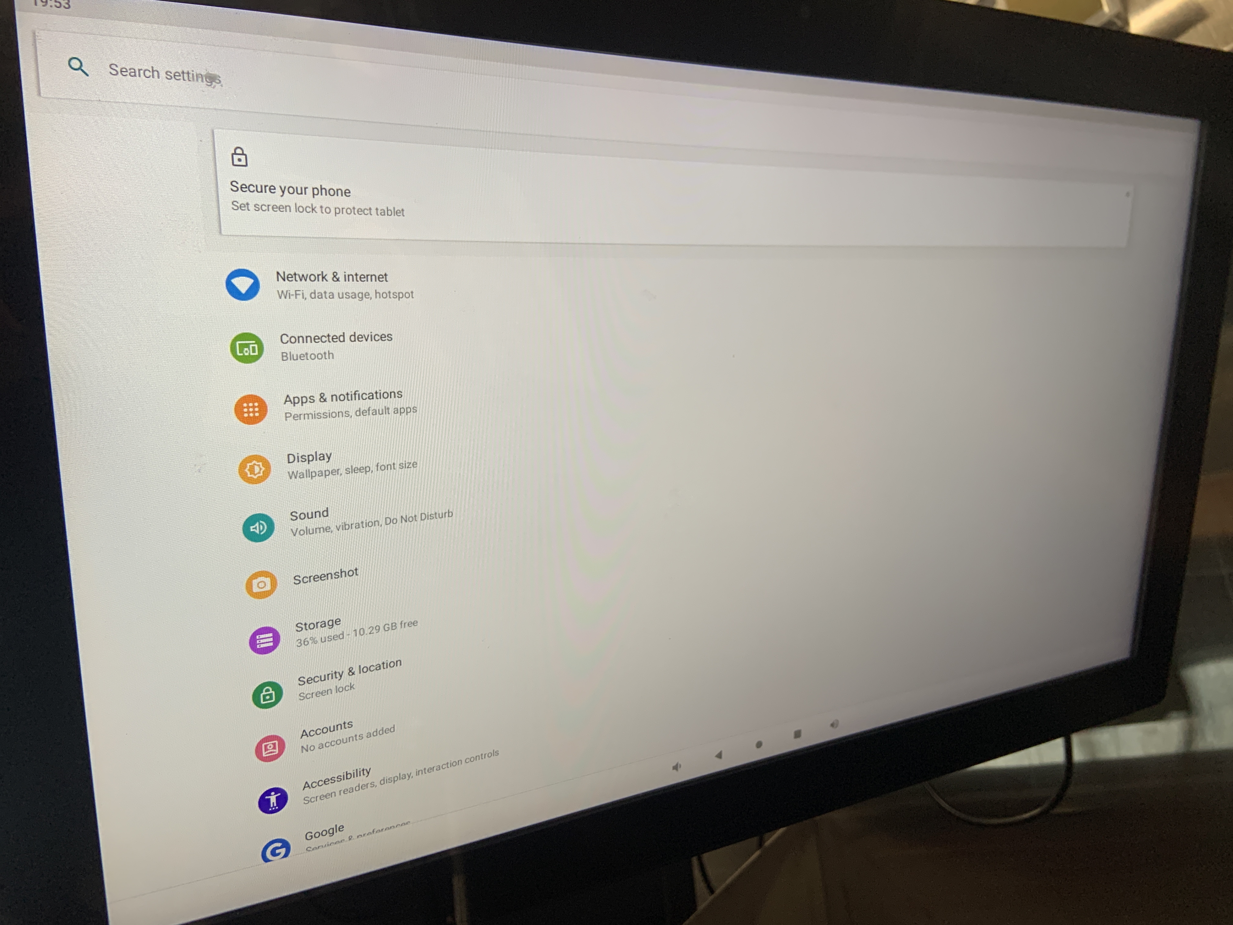 Selt/Endurnýtt-Snertiskjáir Android Wifi - 3 skjáir - Notað í 3.mán 3