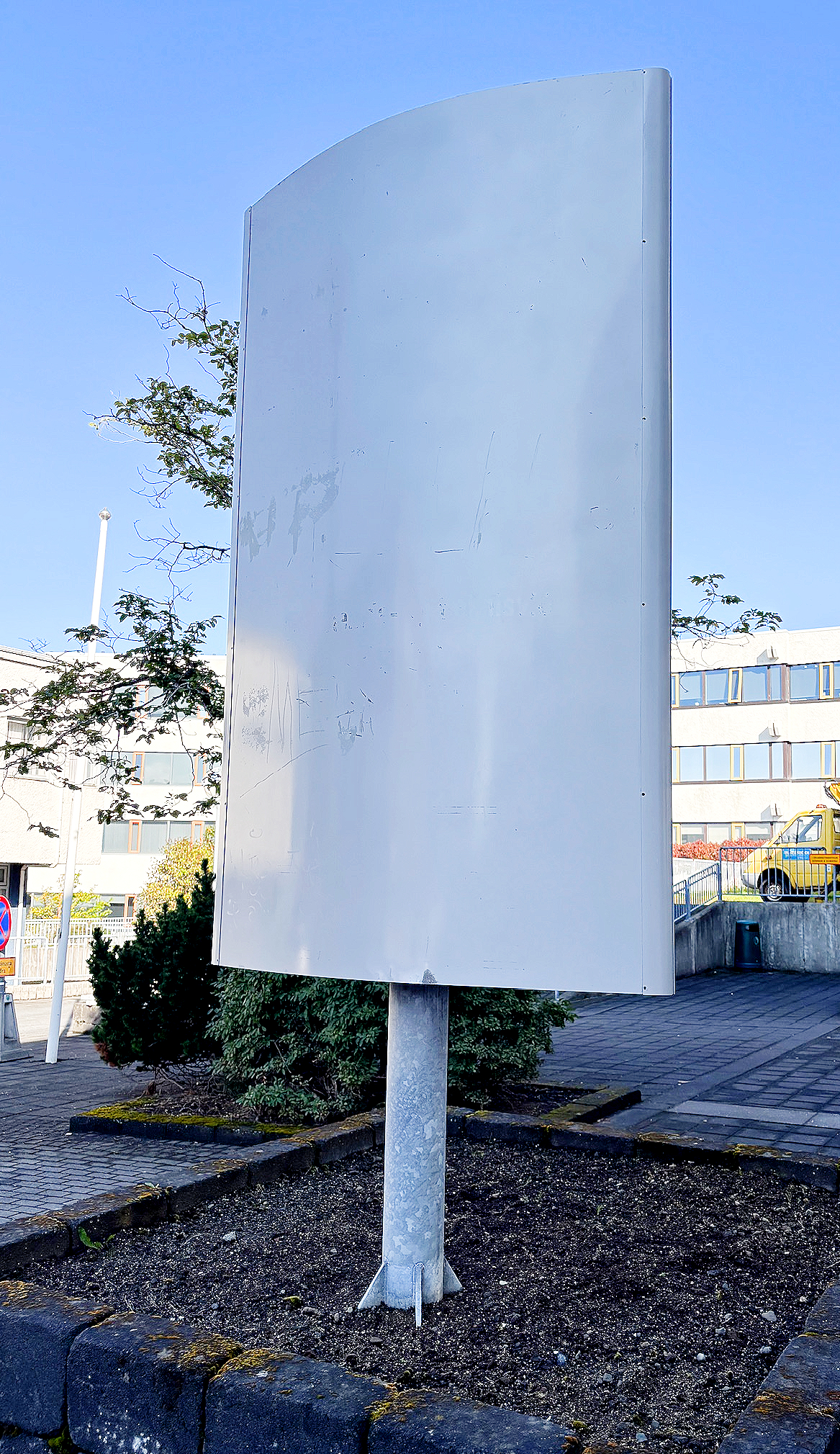 SELT / SOLD Upplýsingaskilti, H400xB155sm.