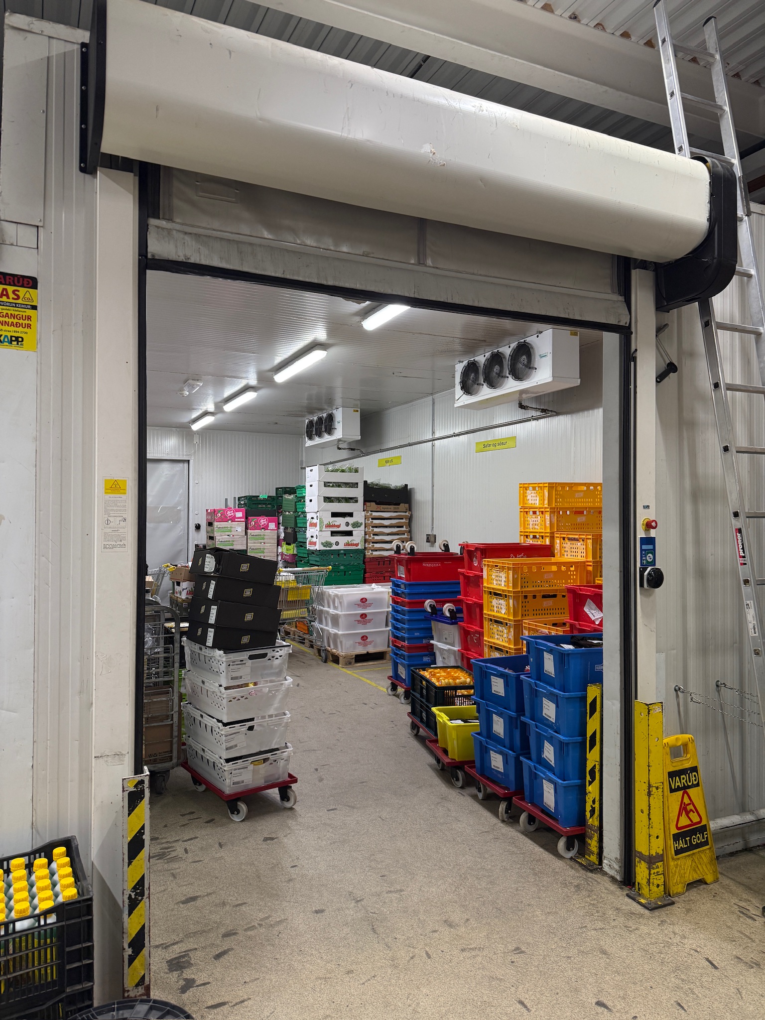 SELT / SOLD Incold hraðhurð frá Kapp ehf-H250xB220sm. (4 stk) 3