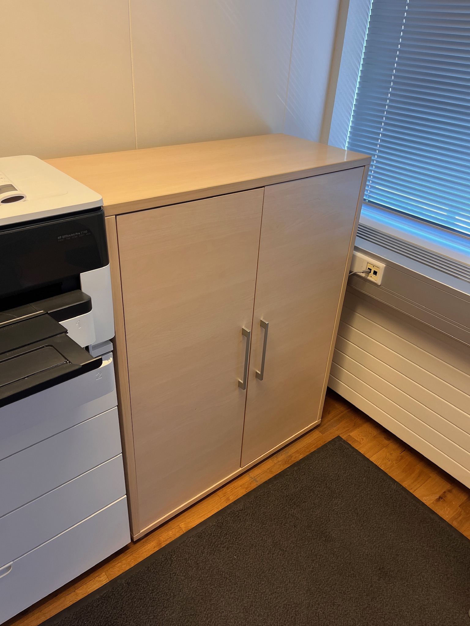 SELT / SOLD Skrifstofuskápur, H113xB89xD40sm. (3 stk.) 3