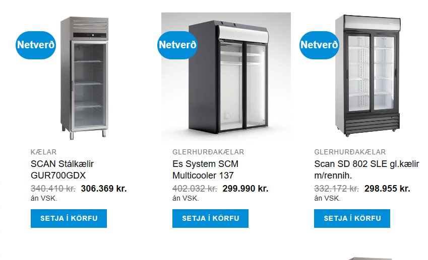 SELT / SOLD - Vandaður Tefcold FSC1000s kælir 5