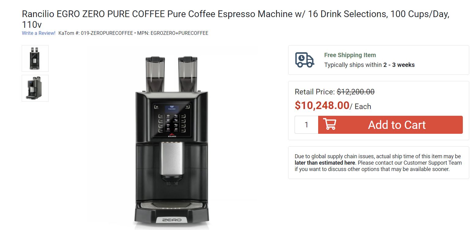 SELT / SOLD Kaffivél Rancilio Zero - snilld fyrir kaffistofur og fyrirtæki 2