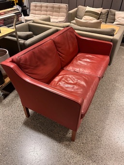 SELT / SOLD Børge Mogensen handsmíðaðir leðursófar 10