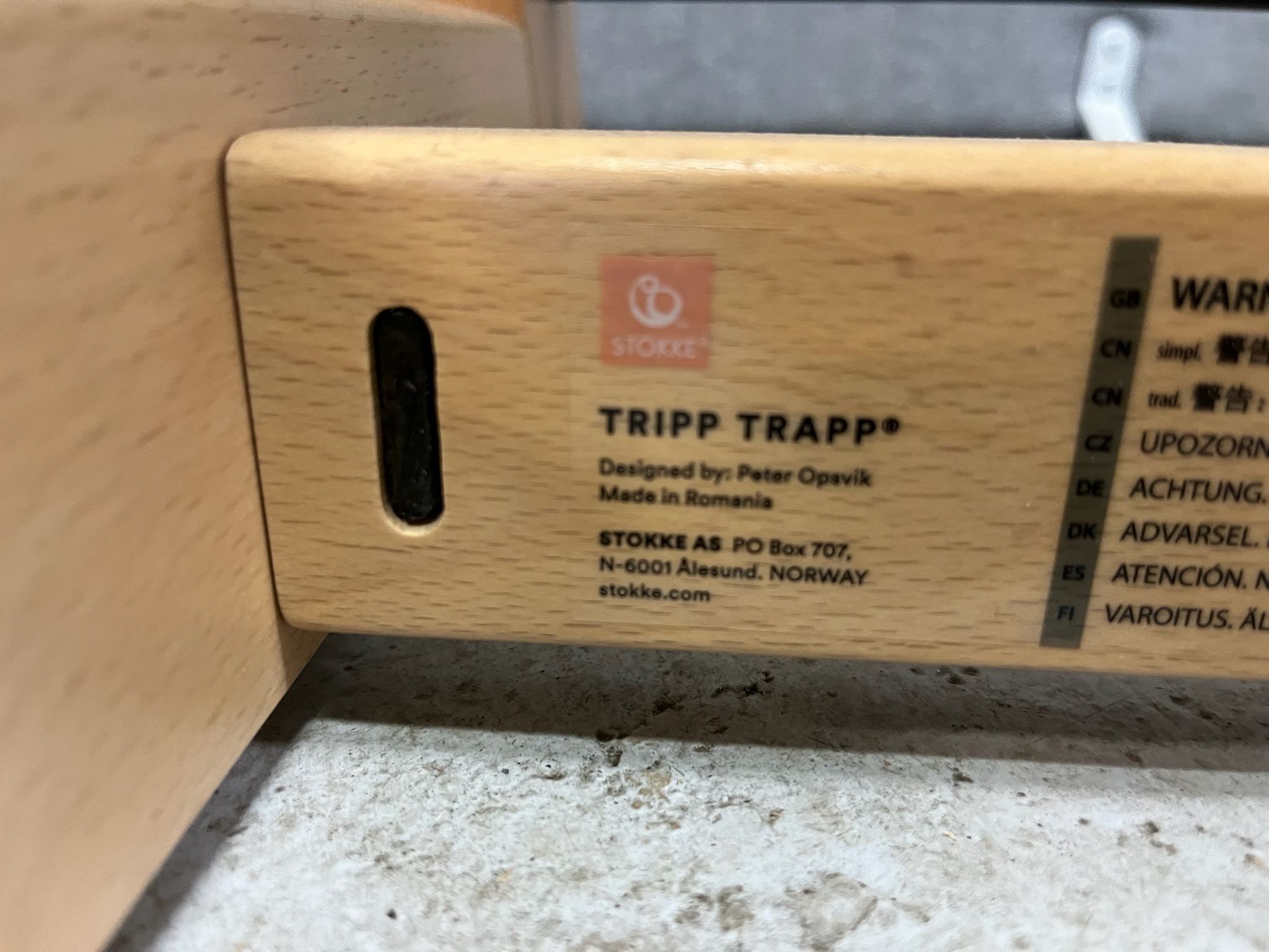 SELT / SOLD Stokke barnastóll frá Fífu 7
