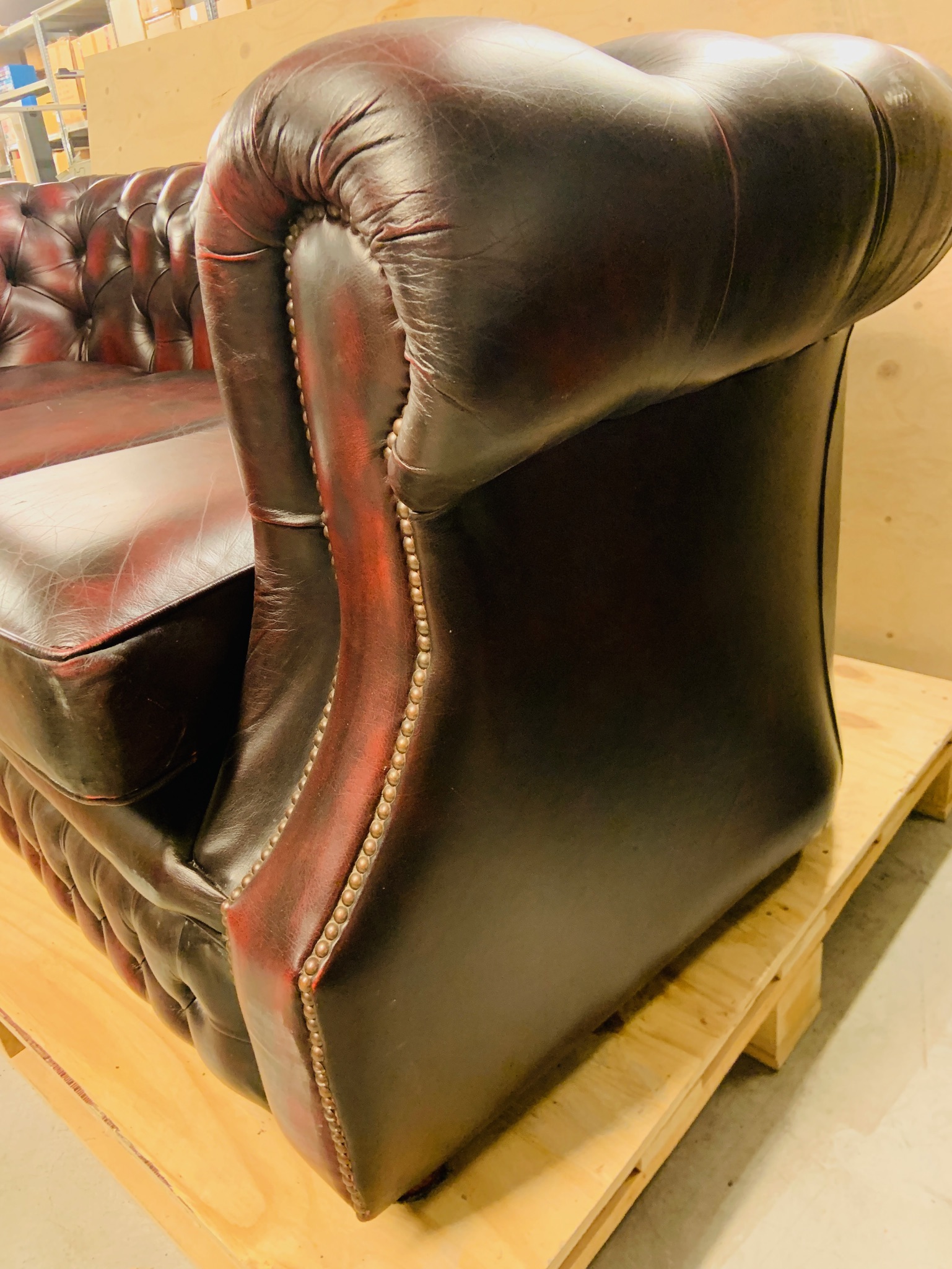 SELT / SOLD-Chesterfield sófasett 3+1+1 10