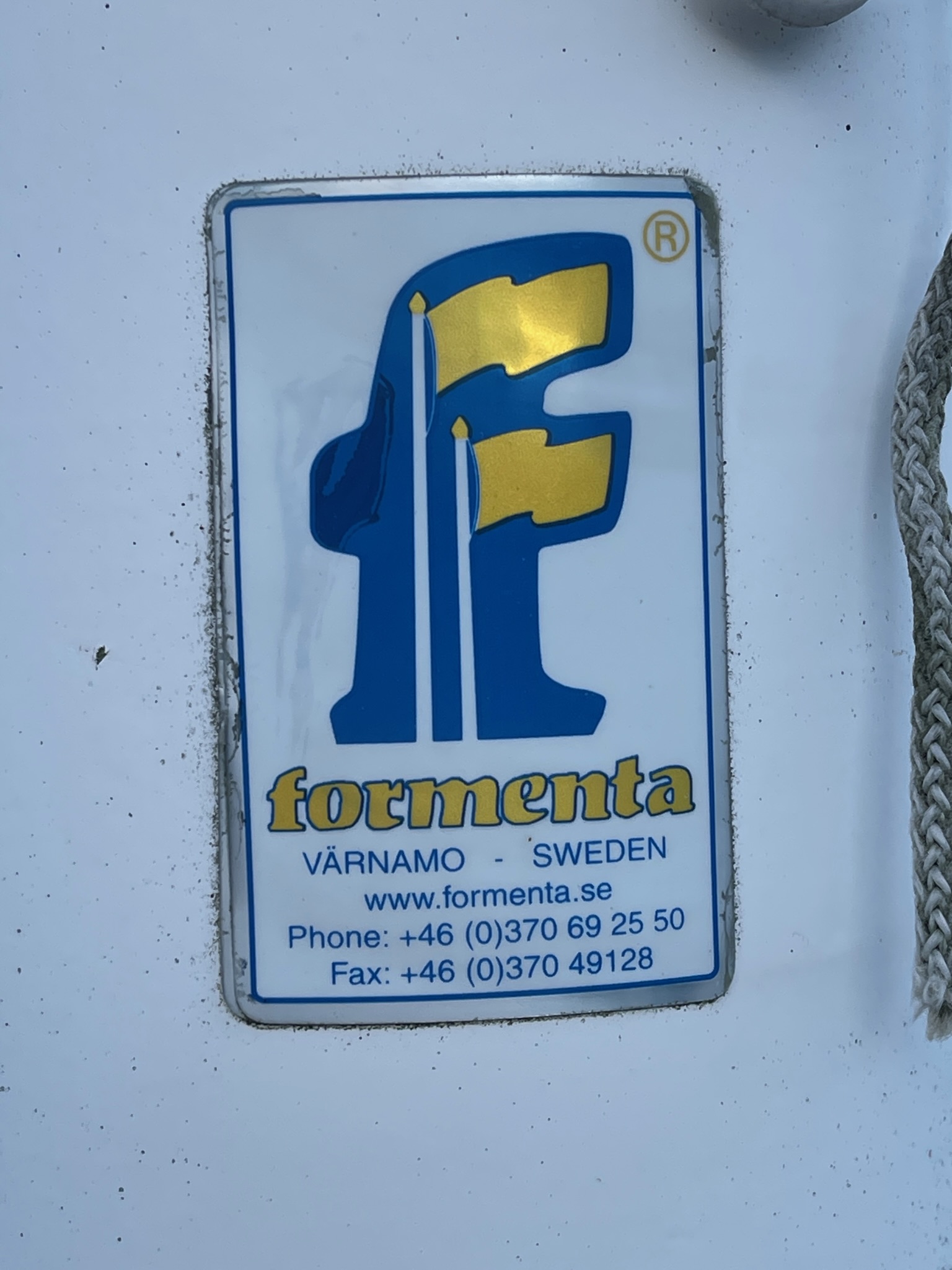 SELT / SOLD - Fánastöng - 8 metrar 7