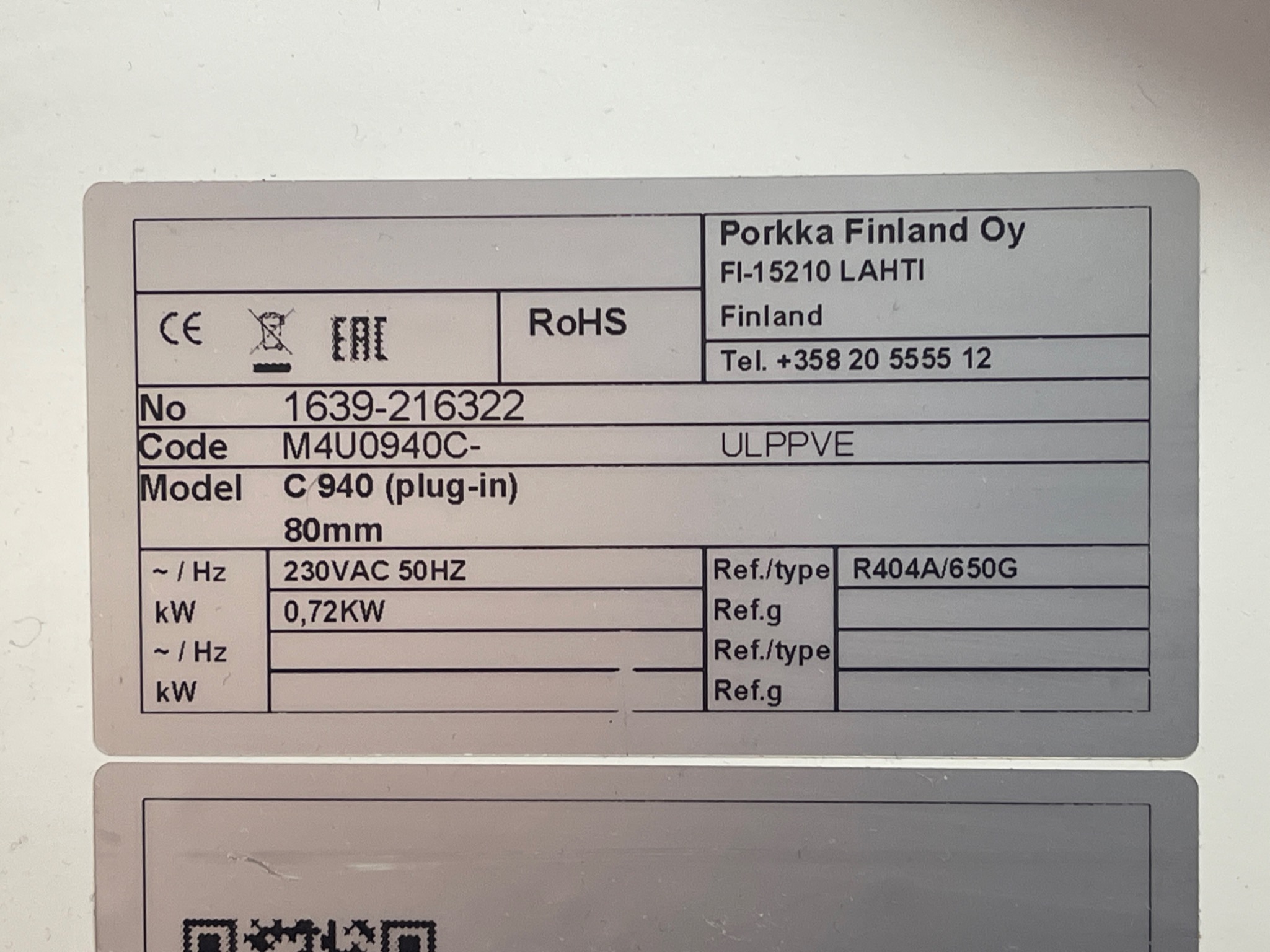 SELT / SOLD - Kæliklefi - manngengur 5,7fm 13