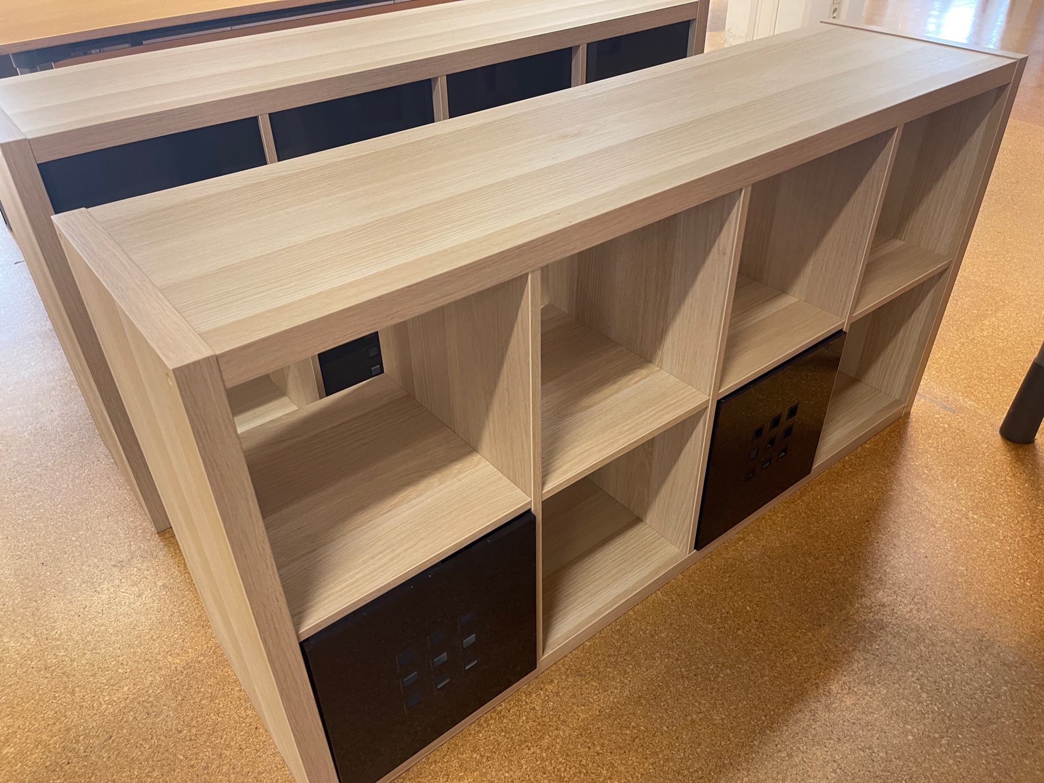SELT / SOLD IKEA KALLAX 2x4 hillur - 2 stk til 4