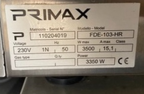 SELT / SOLD Primax ofn, 3ja skúffu 7