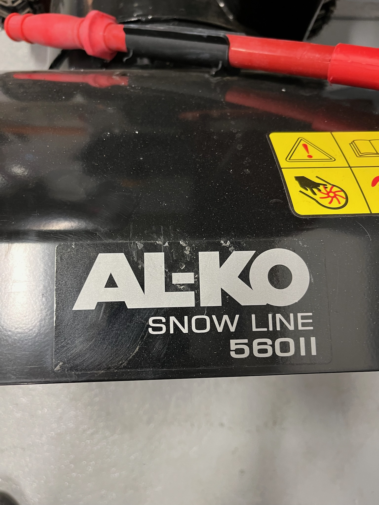 SELT / SOLD Snjóblásari Snowline 560 II AL-KO 8