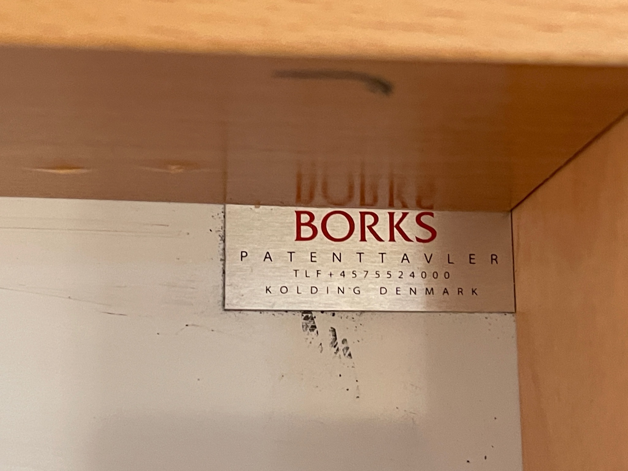 Selt/Endurnýtt-Borks vængjatússtafla & sýningartjald 158x120x10 9
